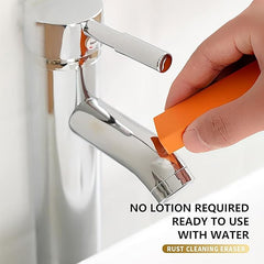Rust Cleaning Easy Limescale Eraser Artifact, Stainless Steel Stain Eraser Decontamination Cleaner Eraser Rust Remover for Kitchen Home pack of 1
