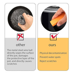 Rust Cleaning Easy Limescale Eraser Artifact, Stainless Steel Stain Eraser Decontamination Cleaner Eraser Rust Remover for Kitchen Home pack of 1