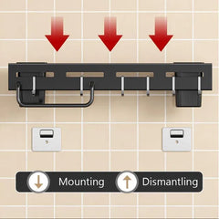 Wall Mounted Magnetic Knife Holder & Cutlery Organizer