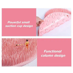 Soft Silicone Bath Body Scrubber for Shower & Foot Cleaning