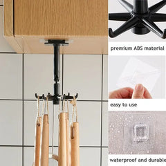 Wall-Mounted Adjustable Degree hook stiker