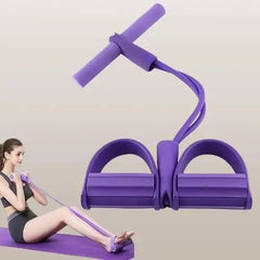 Tummy Trimmer Pedal Resistance Band for Home Workout